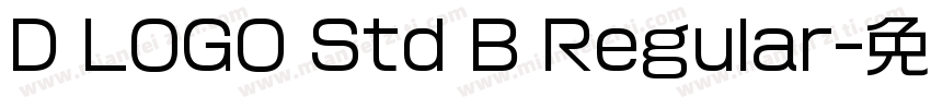 D LOGO Std B Regular字体转换